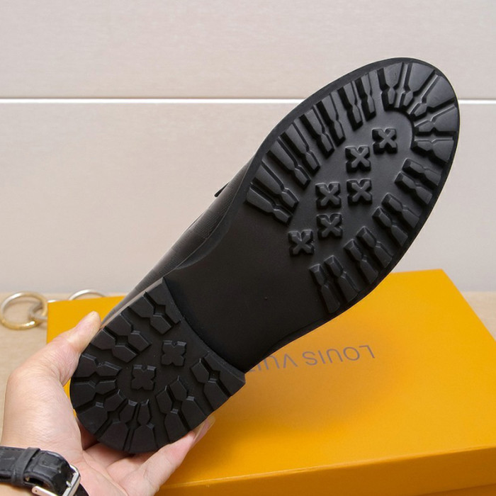 Louis Vuitton Men Shoes Business Luxury Brand LV Dress Shoes with Original Box