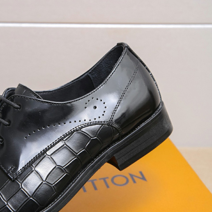 Louis Vuitton Men Shoes Business Luxury Brand LV Dress Shoes with Original Box