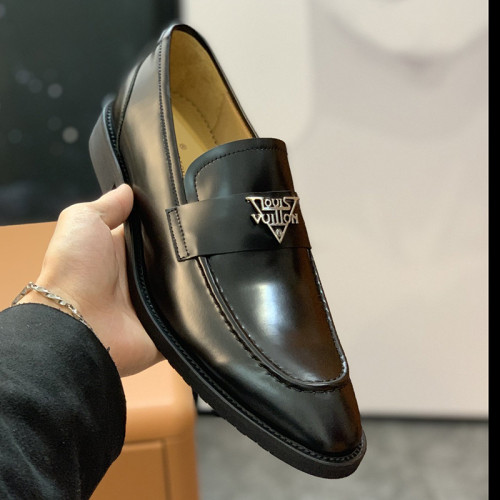 Louis Vuitton Men Shoes Business Luxury Brand LV Dress Shoes with Original Box