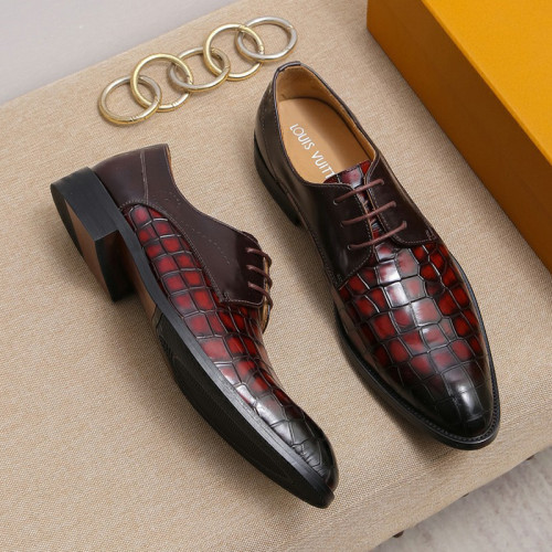 Louis Vuitton Men Shoes Business Luxury Brand LV Dress Shoes with Original Box