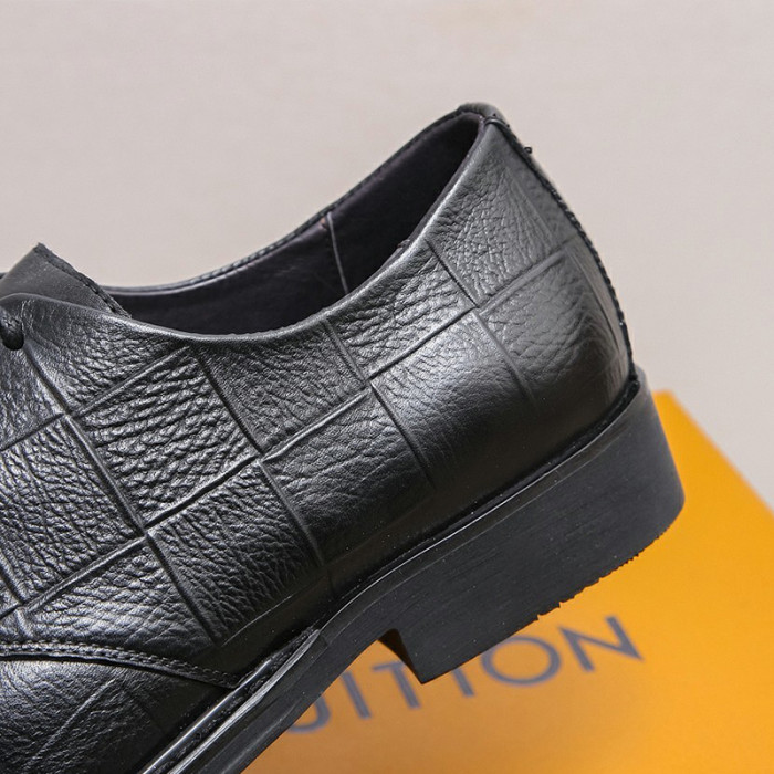 Louis Vuitton Men Shoes Business Luxury Brand LV Dress Shoes with Original Box