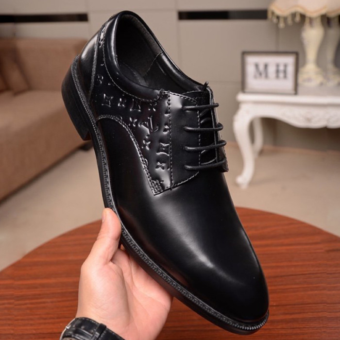 Louis Vuitton Men Shoes Business Luxury Brand LV Dress Shoes with Original Box