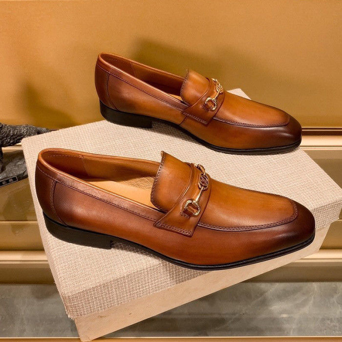 Louis Vuitton Men Shoes Business Luxury Brand LV Dress Shoes with Original Box