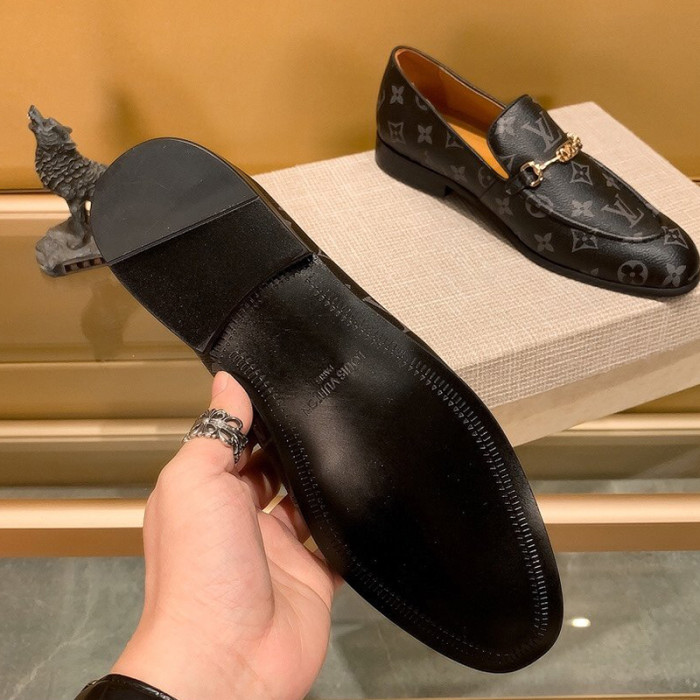 Louis Vuitton Men Shoes Business Luxury Brand LV Dress Shoes with Original Box
