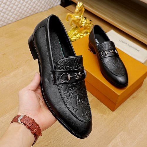 Louis Vuitton Men Shoes Business Luxury Brand LV Dress Shoes with Original Box