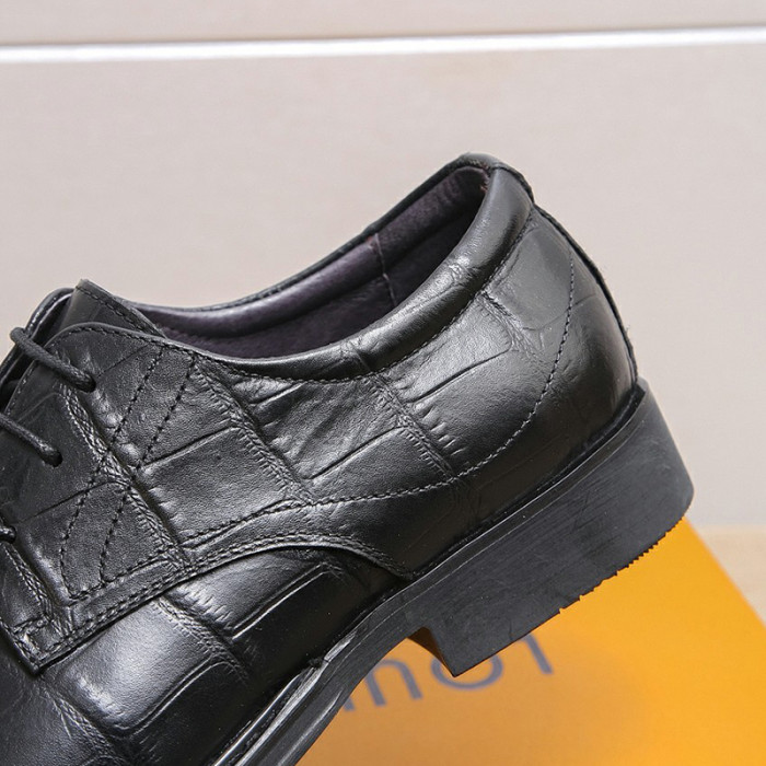 Louis Vuitton Men Shoes Business Luxury Brand LV Dress Shoes with Original Box