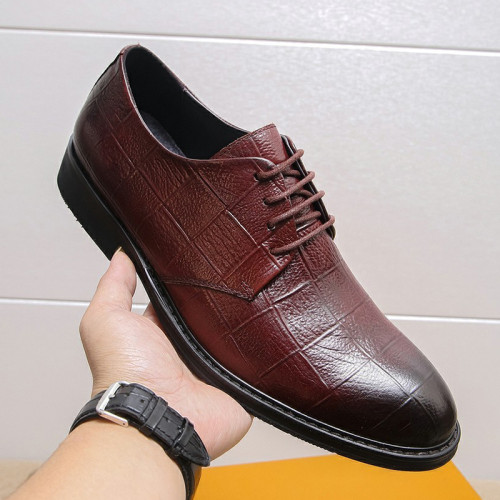 Louis Vuitton Men Shoes Business Luxury Brand LV Dress Shoes with Original Box