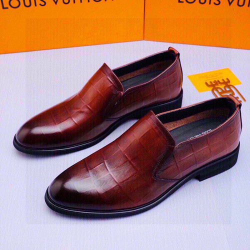 Louis Vuitton Men Shoes Business Luxury Brand LV Dress Shoes with Original Box
