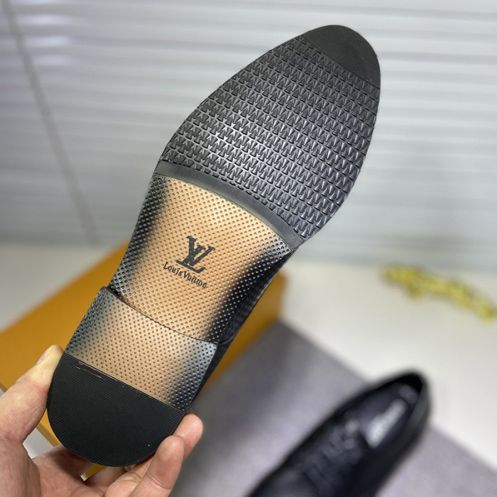 Louis Vuitton Men Shoes Business Luxury Brand LV Dress Shoes with Original Box