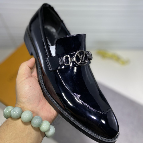 Louis Vuitton Men Shoes Business Luxury Brand LV Dress Shoes with Original Box