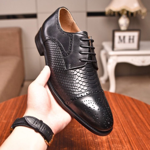 Louis Vuitton Men Shoes Business Luxury Brand LV Dress Shoes with Original Box