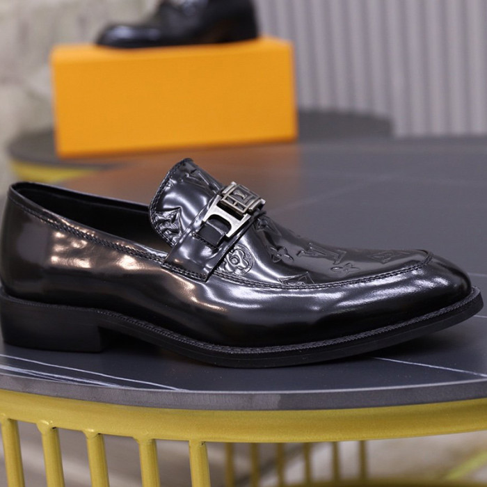 Louis Vuitton Men Shoes Business Luxury Brand LV Dress Shoes with Original Box