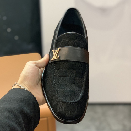 Louis Vuitton Men Shoes Business Luxury Brand LV Dress Shoes with Original Box