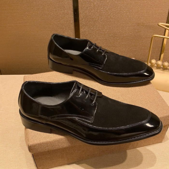 Louis Vuitton Men Shoes Business Luxury Brand LV Dress Shoes with Original Box