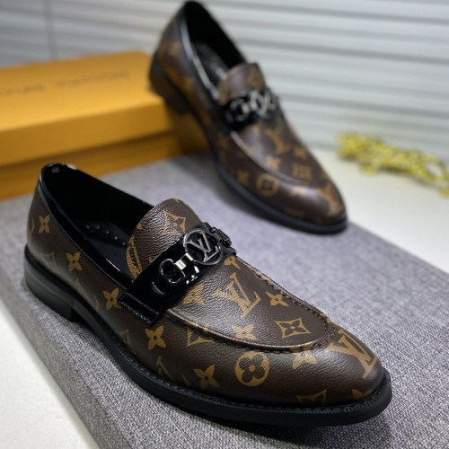 Louis Vuitton Men Shoes Business Luxury Brand LV Dress Shoes with Original Box