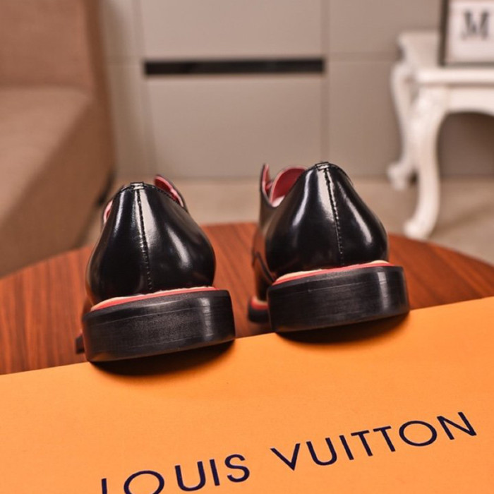 Louis Vuitton Men Shoes Business Luxury Brand LV Dress Shoes with Original Box