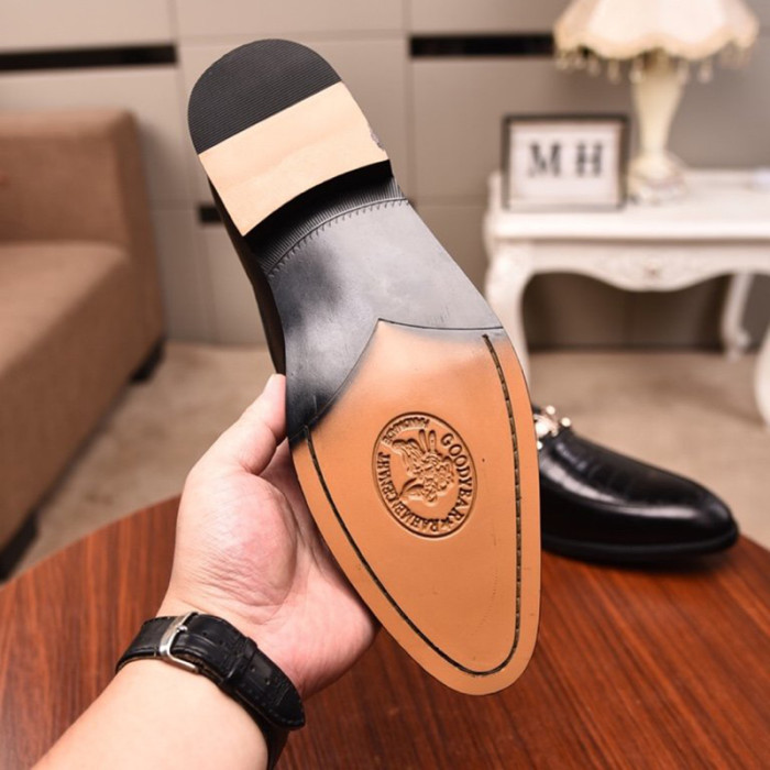 Louis Vuitton Men Shoes Business Luxury Brand LV Dress Shoes with Original Box