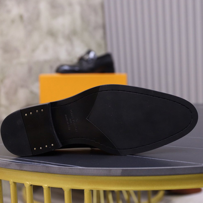 Louis Vuitton Men Shoes Business Luxury Brand LV Dress Shoes with Original Box