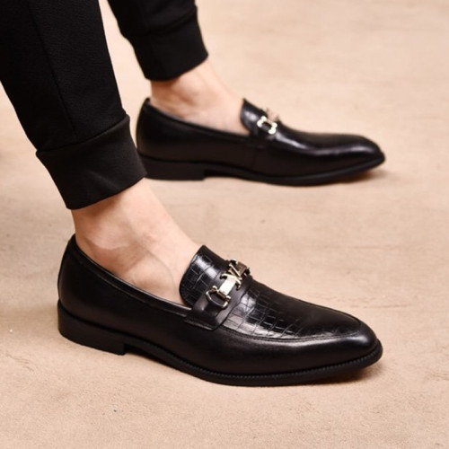 Louis Vuitton Men Shoes Business Luxury Brand LV Dress Shoes with Original Box