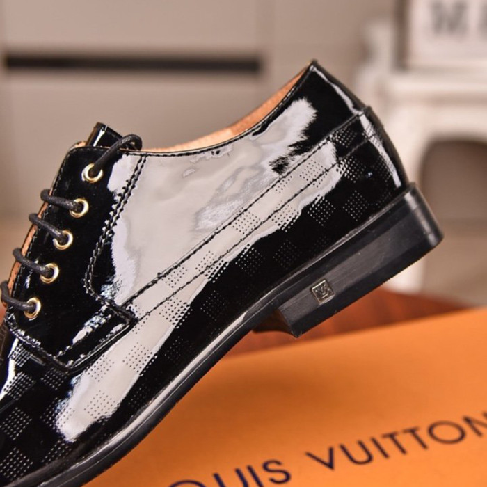 Louis Vuitton Men Shoes Business Luxury Brand LV Dress Shoes with Original Box