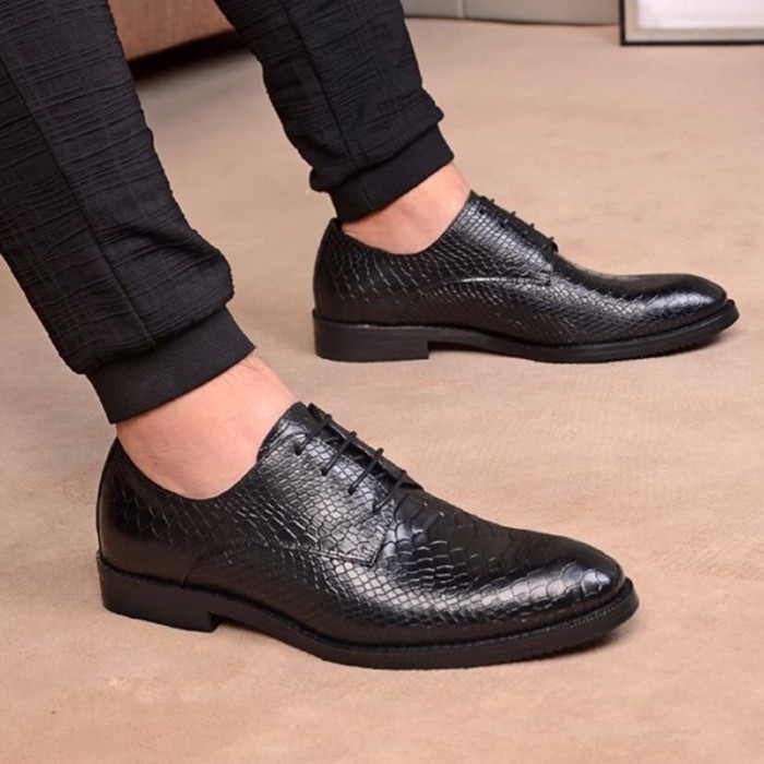 Louis Vuitton Men Shoes Business Luxury Brand LV Dress Shoes with Original Box