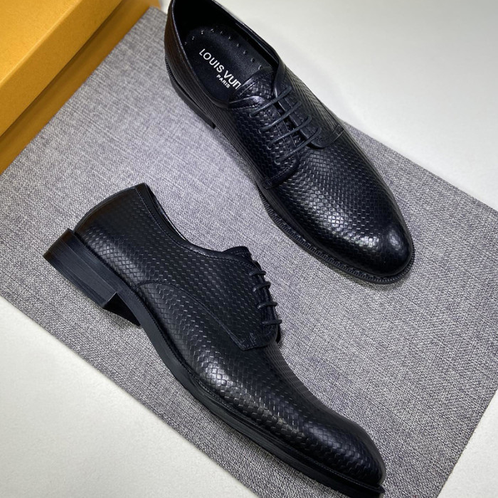 Louis Vuitton Men Shoes Business Luxury Brand LV Dress Shoes with Original Box