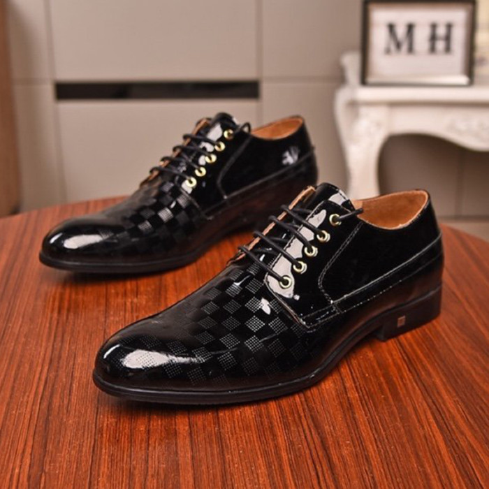 Louis Vuitton Men Shoes Business Luxury Brand LV Dress Shoes with Original Box