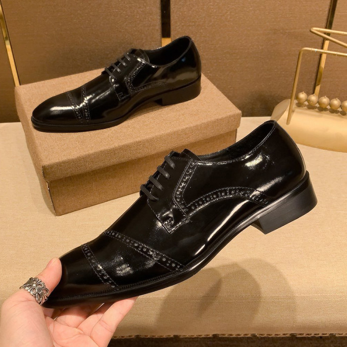 Louis Vuitton Men Shoes Business Luxury Brand LV Dress Shoes with Original Box