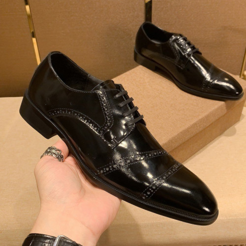 Louis Vuitton Men Shoes Business Luxury Brand LV Dress Shoes with Original Box