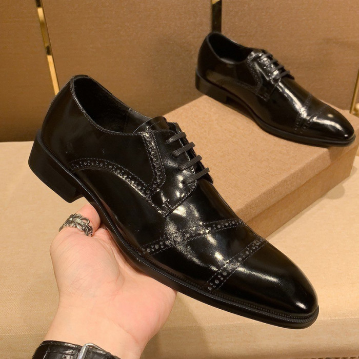 Louis Vuitton Men Shoes Business Luxury Brand LV Dress Shoes with Original Box