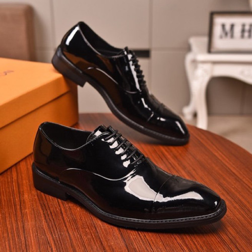 Louis Vuitton Men Shoes Business Luxury Brand LV Dress Shoes with Original Box