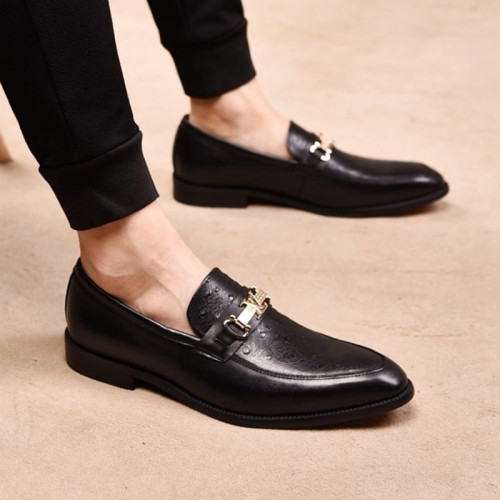 Louis Vuitton Men Shoes Business Luxury Brand LV Dress Shoes with Original Box