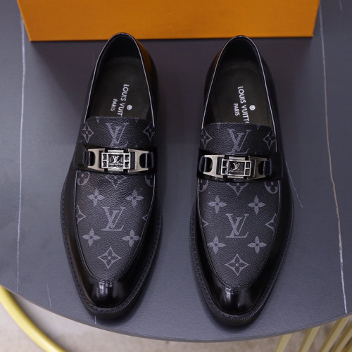 Louis Vuitton Men Shoes Business Luxury Brand LV Dress Shoes with Original Box