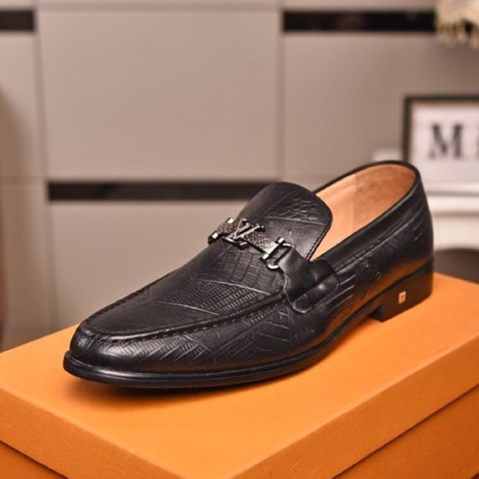 Louis Vuitton Men Shoes Business Luxury Brand LV Dress Shoes with Original Box