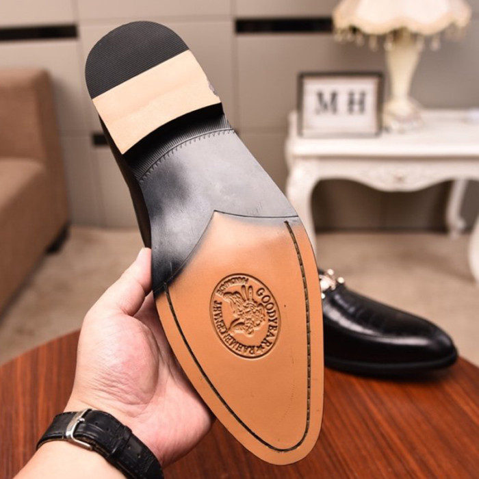 Louis Vuitton Men Shoes Business Luxury Brand LV Dress Shoes with Original Box