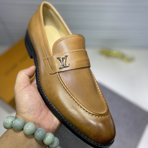 Louis Vuitton Men Shoes Business Luxury Brand LV Dress Shoes with Original Box