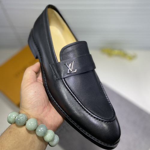 Louis Vuitton Men Shoes Business Luxury Brand LV Dress Shoes with Original Box