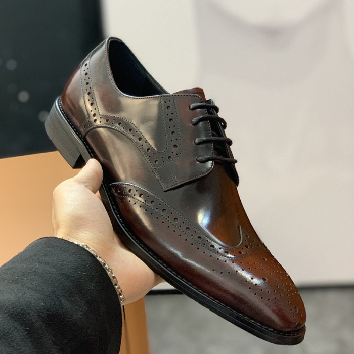 Louis Vuitton Men Shoes Business Luxury Brand LV Dress Shoes with Original Box