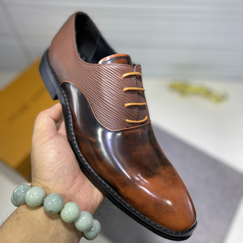 Louis Vuitton Men Shoes Business Luxury Brand LV Dress Shoes with Original Box