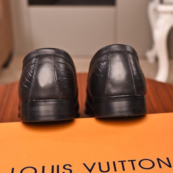 Louis Vuitton Men Shoes Business Luxury Brand LV Dress Shoes with Original Box