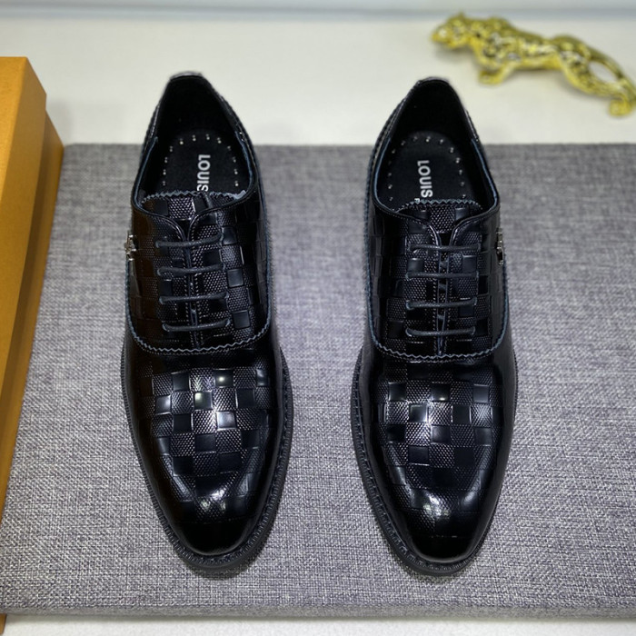 Louis Vuitton Men Shoes Business Luxury Brand LV Dress Shoes with Original Box