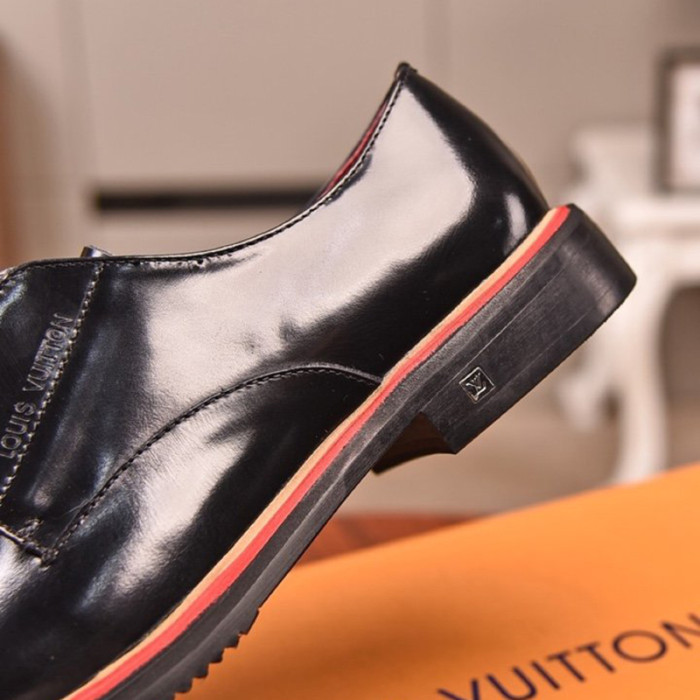 Louis Vuitton Men Shoes Business Luxury Brand LV Dress Shoes with Original Box