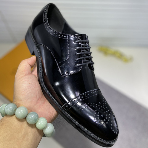 Louis Vuitton Men Shoes Business Luxury Brand LV Dress Shoes with Original Box