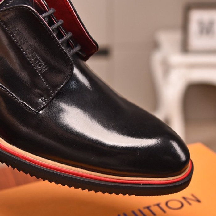Louis Vuitton Men Shoes Business Luxury Brand LV Dress Shoes with Original Box