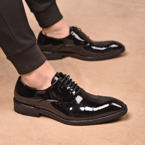 Louis Vuitton Men Shoes Business Luxury Brand LV Dress Shoes with Original Box