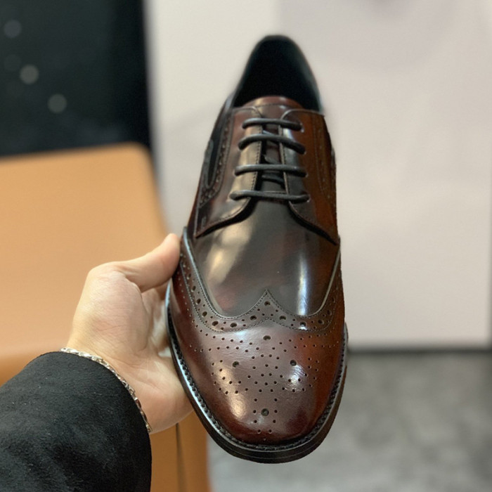 Louis Vuitton Men Shoes Business Luxury Brand LV Dress Shoes with Original Box