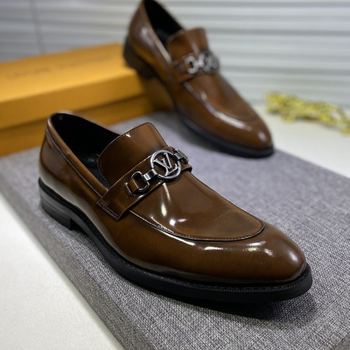 Louis Vuitton Men Shoes Business Luxury Brand LV Dress Shoes with Original Box