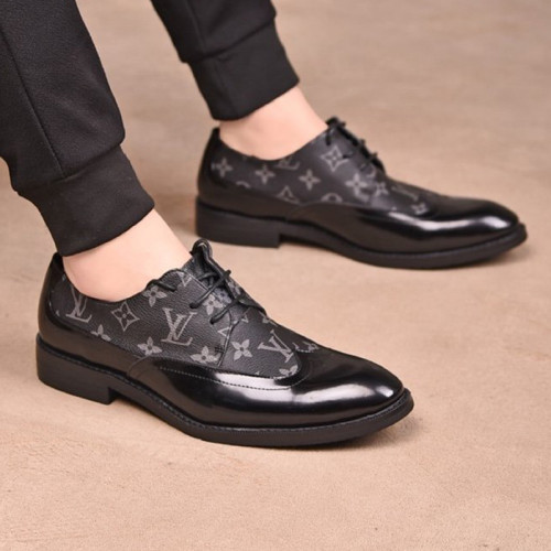 Louis Vuitton Men Shoes Business Luxury Brand LV Dress Shoes with Original Box