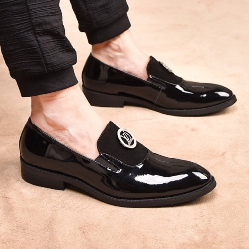 Louis Vuitton Men Shoes Business Luxury Brand LV Dress Shoes with Original Box