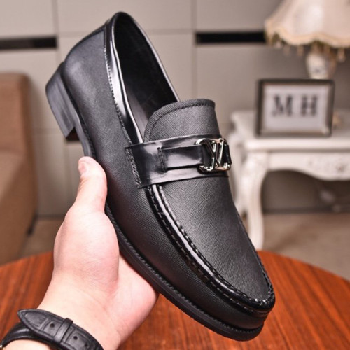 Louis Vuitton Men Shoes Business Luxury Brand LV Dress Shoes with Original Box
